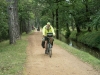 Geoff on the Rigole du Canal Midi cycle path
